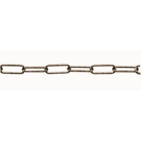 25MT CATENA PER LAMPADARI GENOVESE In ferro bronzato Ï filo mm. 1,3 n 8 MT 25