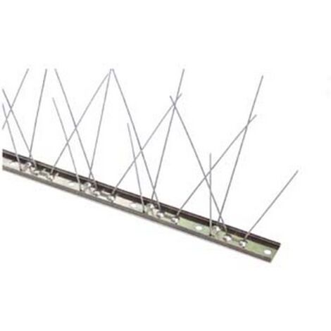 25MT DISSUASORE VOLATILI FLESSIBILE PLURISPILLO INOX - tipo normale - cm.100