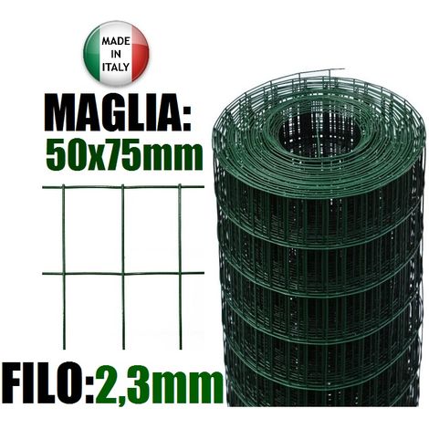 10 PZ Palo paletto in ferro a T 35x35x3,5 mm zincato a caldo in zinco per  rete recinzione metallica MADE IN ITALY (H 250 cm)