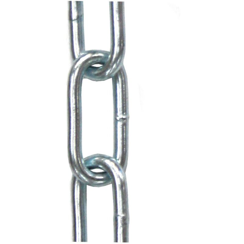 25mtr Length 6mm Galvanised Long Link Chain Max Load 200kg DIN763