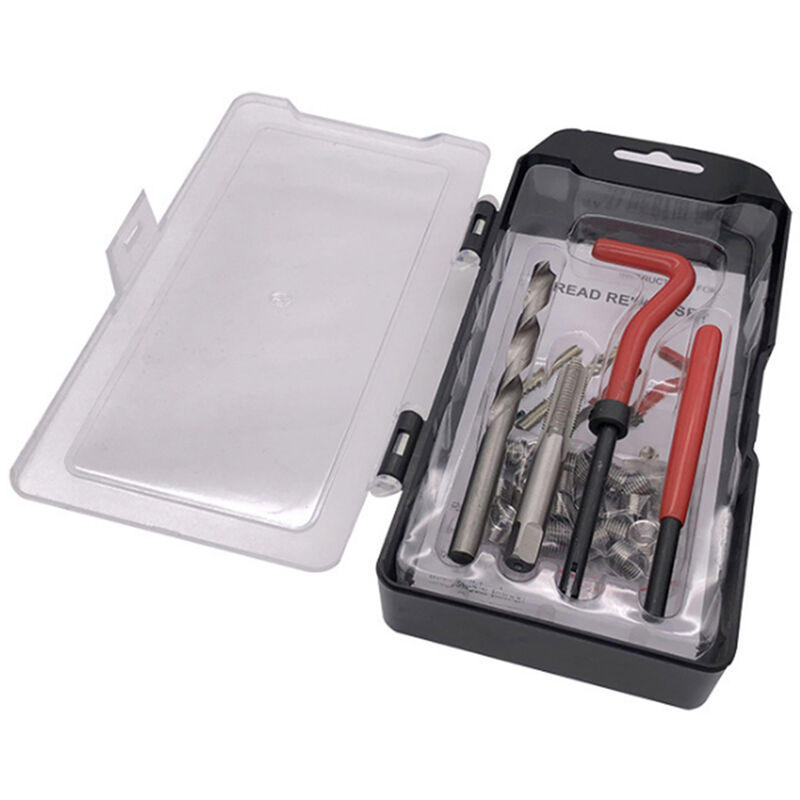 Asupermall - 25Pcs M-10 x 1,0 Fil Kit De Reparation Helicoil Compatible 10Mm Threads Endommage