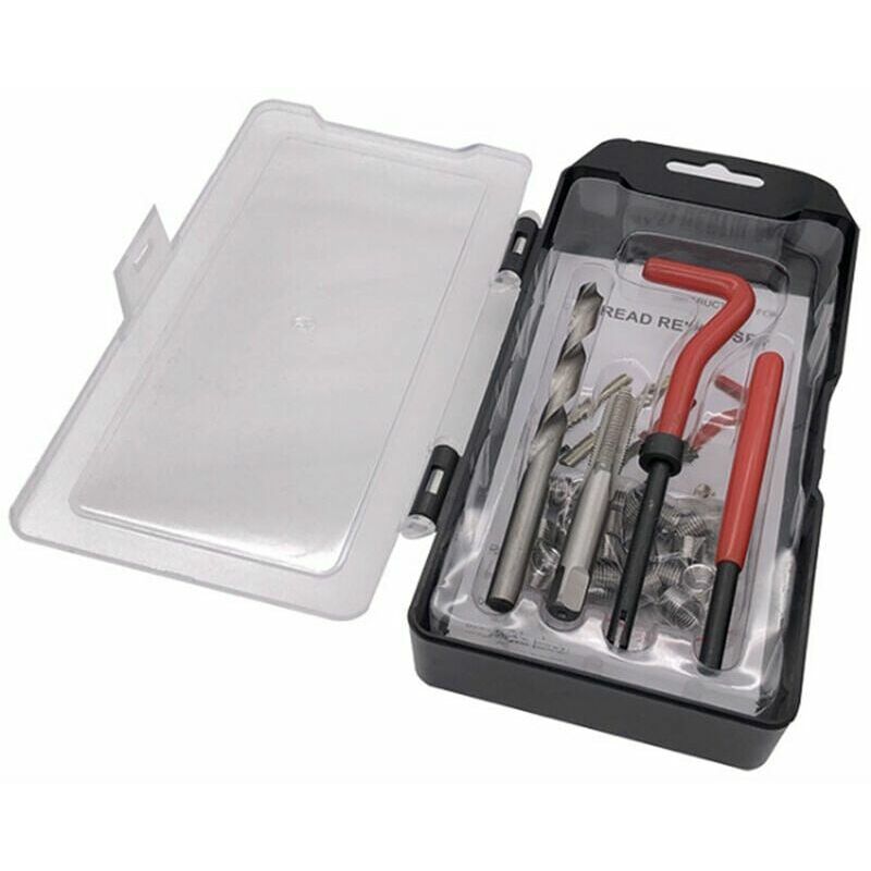25Pcs M6 x 1.0 Thread Repair Kit Helicoil Compatible 6mm Threads Damaged