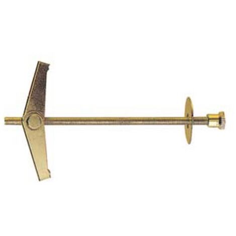 25PZ ANCORA SOFFITTO ACCIAIO "KD" KD 4 vite  mm4 MA x mm95 dado ottone