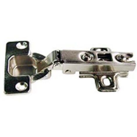 25PZ CERNIERE INCASSO PER PENSILI COLLO PIANO REGOLABILI - foro ø mm.35