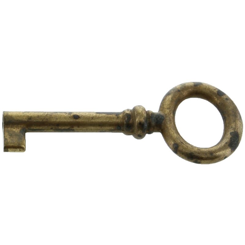 Image of Metal Style - 25PZ chiave antichizzata ART.33728 MM.29/69 ottone antico