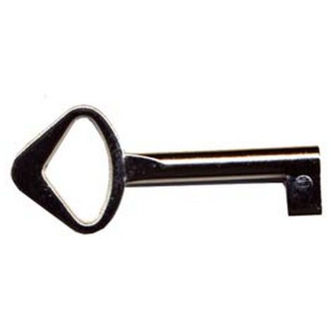 25PZ CHIAVI PER MOBILI IN ACCIAIO - mm.58x24 lunghezza gambo mm.35