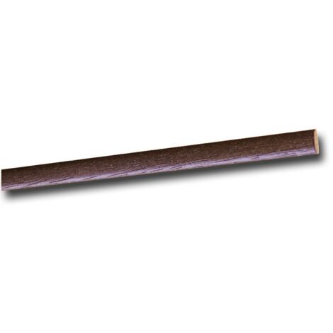 25PZ CORNICE PER PARATI 4,5X14 LISCIA 200 CM NOCE SCURO