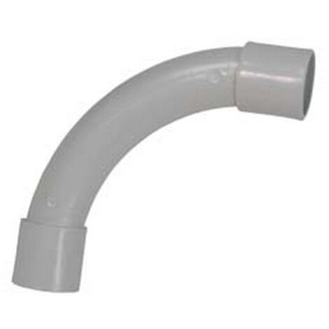 25PZ CURVA A 90° PER CANALINA A TUBO - ø mm.25