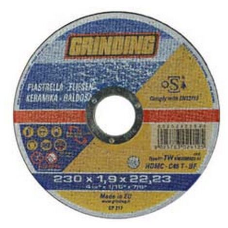 25PZ DISCHI TAGLIO SOTTILE CENTRO PIANO MARMO  MM.230  mm230x1,9 foro 22,2