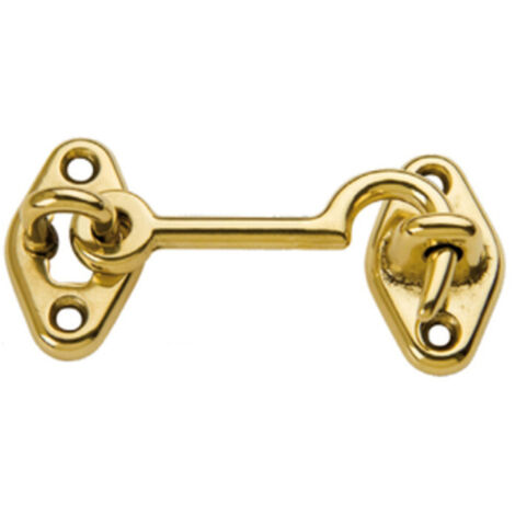 25PZ GANCI FERMAFINESTRE OTTONE MM. 60