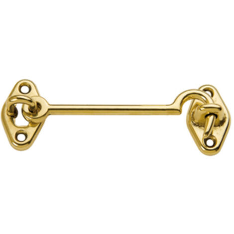 25PZ GANCI FERMAFINESTRE OTTONE MM.100
