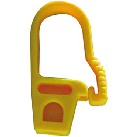 25PZ GANCI PER MOLLA ELASTICA plastica