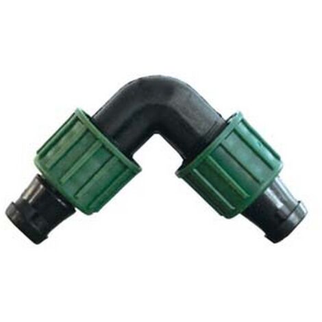 25PZ GOMITO 90° PER "TAPE" IN POLIPROPILENE - ø mm.16