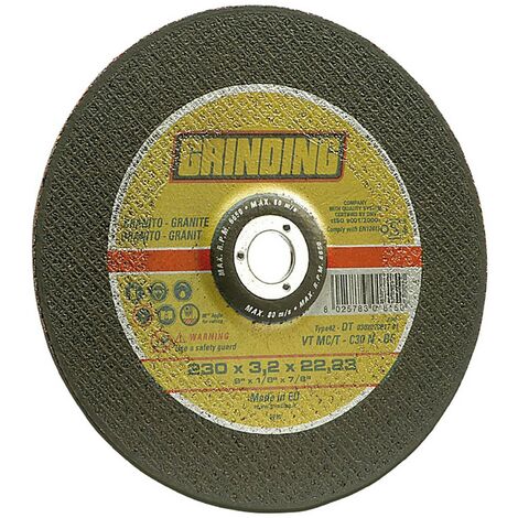 25PZ MOLA ABRASIVA PER GRANITO Ã¸ 230 x 3,2