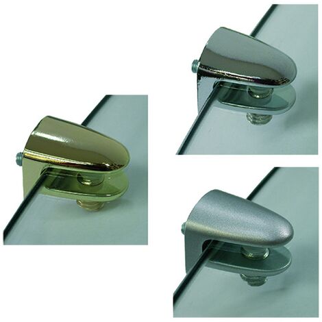 25PZ MORSETTO REGGICRISTALLO alluminio