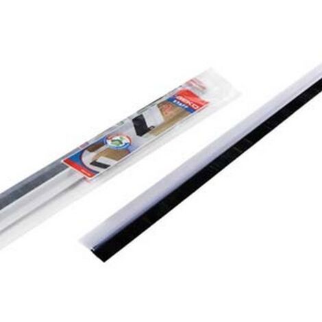 25PZ PARAFREDDO ADESIVO RIGIDO PER PORTE CON SPAZZOLINO - cm.100 colore traspare