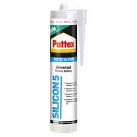 25PZ PATTEX SILICONE SISTA SILICON 5 ACETICO BIANCO - ml.280
