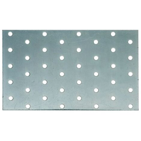25PZ PIASTRINA DI GIUNZIONE DIRITTA  mm. 80x100 L