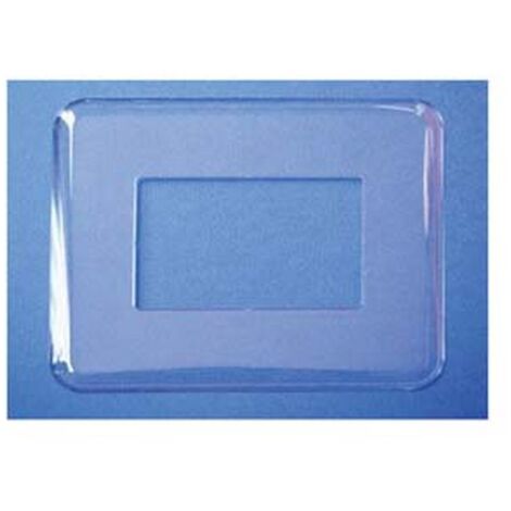25PZ PLACCA SOTTOINTERRUTTORE TRASPARENTE