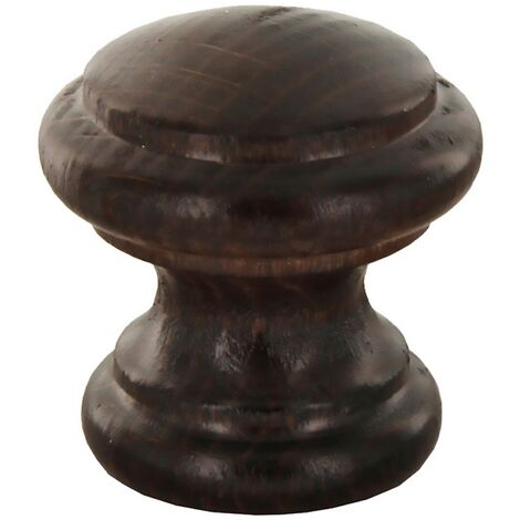 25PZ POMOLO IN LEGNO ART. 114 mm 38 noce scuro