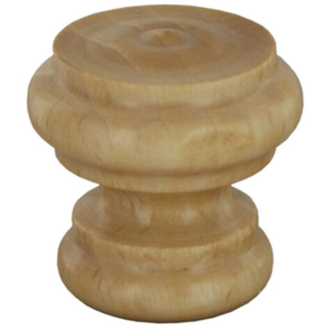 25PZ POMOLO IN LEGNO NATURALE ART. 102A MM.38
