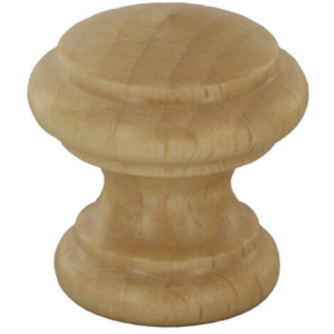 25PZ POMOLO IN LEGNO NATURALE ART. 114A MM.38