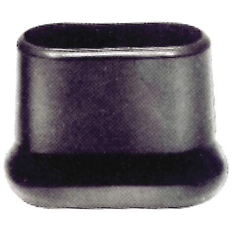 25PZ PUNTALE A PERA OVALE Col. Nero mm. 40x20