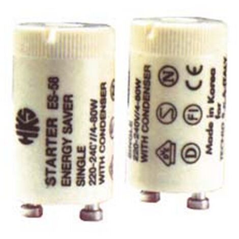 25PZ STARTER UNIVERSALE CON CONDENSATORE - 4/65w  230v