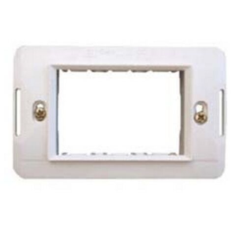 25PZ SUPPORTO PER PLACCHE 3 POSTI "AQUA" - 3 posti - (7723.B)