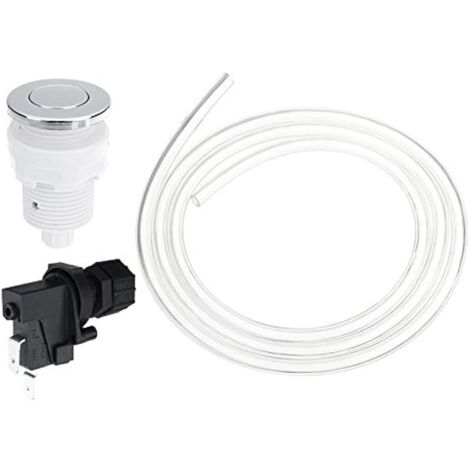 25V-250V Commutateur De Bain Interrupteur Pneumatique Kit D'Évacuation des Ordures Poubelle Broyeur À Air - 28Mm