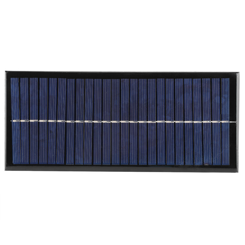 Ineasicer - 2.5W 12V polycristallin silicium panneau solaire colle cellule solaire chargeur de batterie Mini petit module de panneau solaire 213x92mm