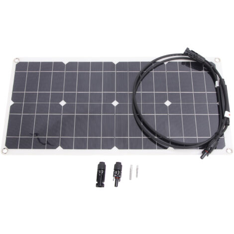 25W 16V Flexibles Solarpanel, monokristallines tragbares Ladegerät für Wohnmobile, Yachten, 12V Autobatterien.