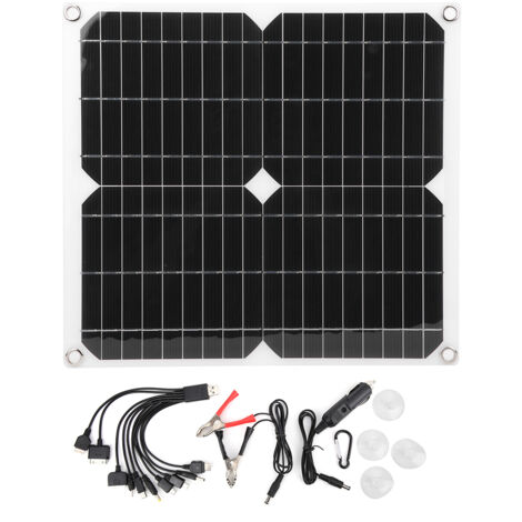 25W 5V halbflexibles Solarpanel für Handy-, Camping- und Wanderladegerät