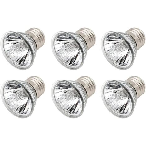 Lot De 8 Ampoules Chauffantes Terrarium 50W E27 - 220V - Pour Tortues, Lézards, Reptiles - Simulation Soleil Et Chaleur Naturelle