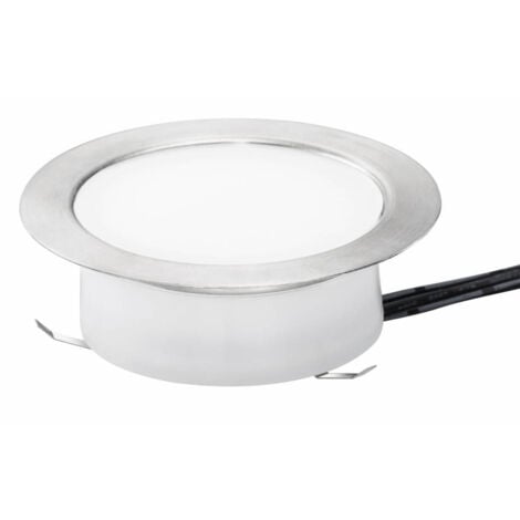 LECLUBLED 2.5W rotonda incasso LED spot impermeabile Bianco caldo 2700K