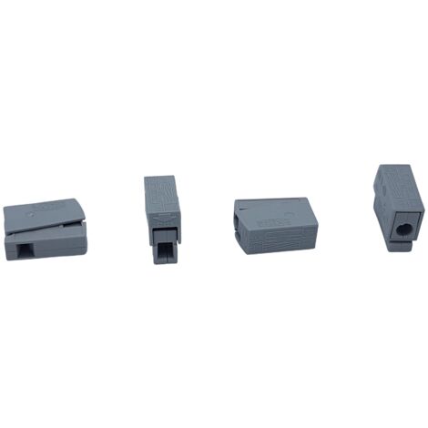 25x 2 Fach Wago Netzanschlussklemmen  Leuchtenklemme  Verbindungsklemme  Steckklemme/DrÃ¼ckklemme  fÃ¼r Starre und Flexibleleiter von 0,5 bis 2,5 mmÂ²  25 StÃ¼ck