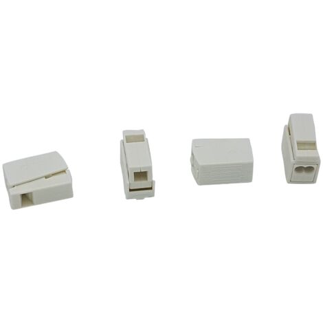 25x 3 Fach Wago Netzanschlussklemmen  Leuchtenklemme  Verbindungsklemme  Steckklemme/DrÃ¼ckklemme  fÃ¼r Starre und Flexibleleiter von 0,5 bis 2,5 mmÂ²  25 StÃ¼ck