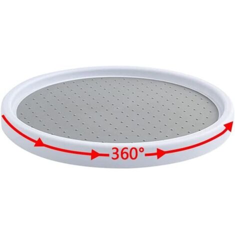 25x25 x3.1 2 pcs Étagère à épices rotative. Plateau Tournant pour épices Condiments Rangement de Cuisine. multifonction pour le rangement de la cuisine