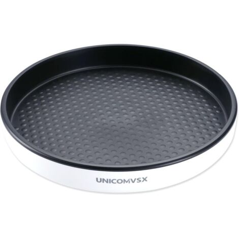 25x25x4 cm Noir Porte-épices Plateau Tournant Cuisine, Rotative Plateau Lazy Susan 360°étagère à épices rotative, Organisateur Ro