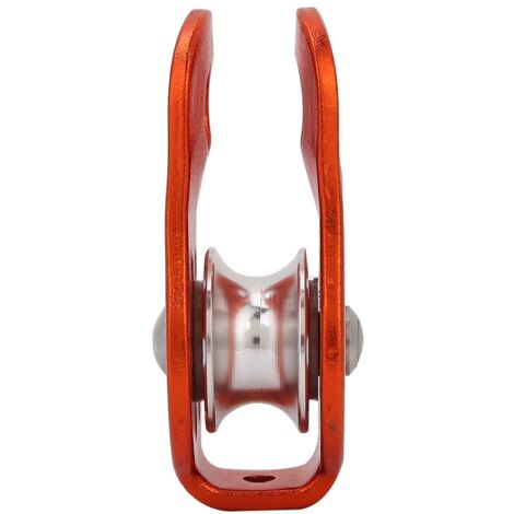26 kN Rollenrolle aus Aluminiumlegierung für 12 mm Seil, für den Schwerlastbereich (orange)