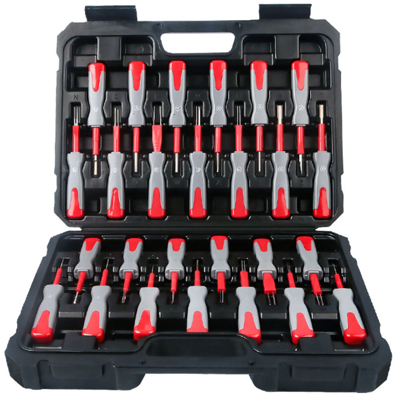 Lifcausal - Kit d'outils de retrait de bornes 26 pièces pour remplacer le jeu d'outils de déverrouillage de connecteur de broche de faisceau de
