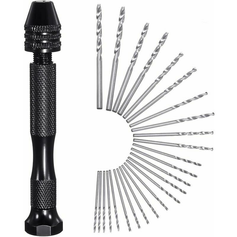26 pcs Trapano a mano - Mini trapano a mano di