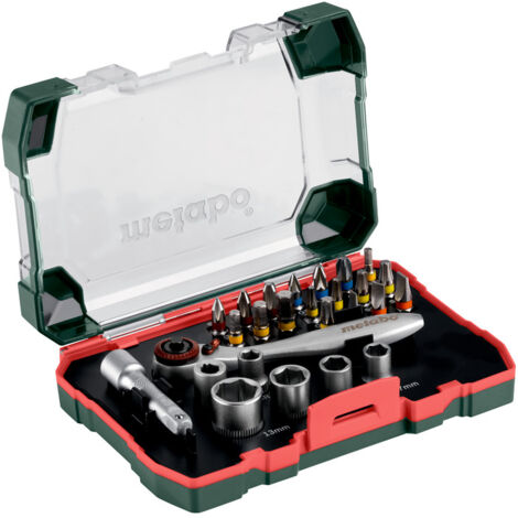 26-teiliges SP-Sortiment an Bits und Stecknüssen METABO - 626701000