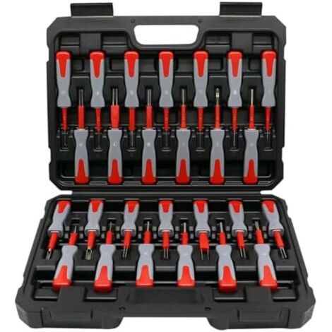 26-TLG Terminal Removal Tool Kit, outil de déverrouillage des connecteurs ISO, automobiles, câbles, kit d'outils pour enlever les broches -
