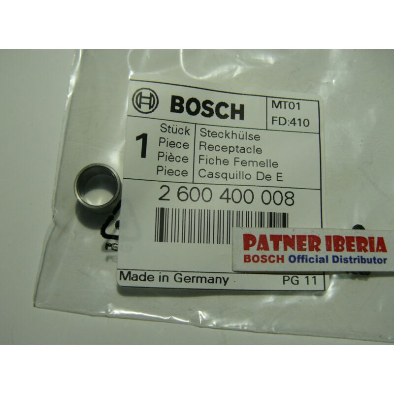 

2600400008 Receptacle: Genuine BOSCH spare-part