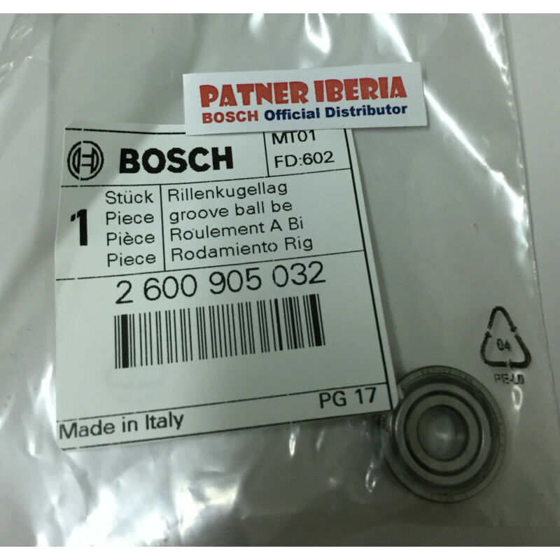 

2600905032 Deep-Groove Ball Bea: Genuine BOSCH spare-part