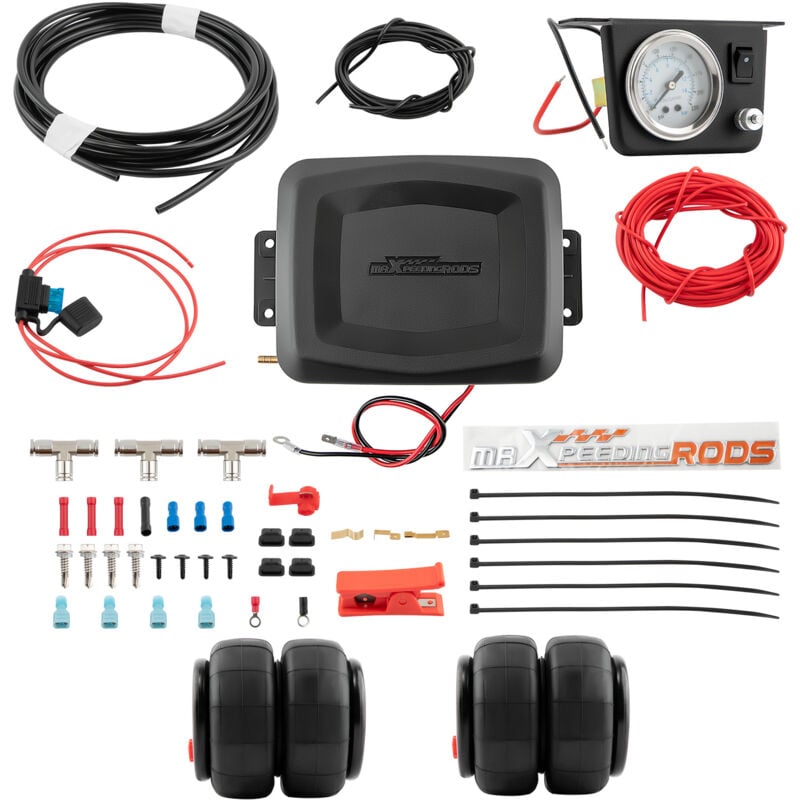 Image of 2600LBS Universal Luftbalg mit 12V Kompressor Kontroller Kit for Heavy Duty lkw