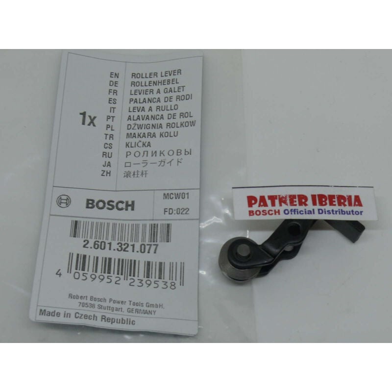 

2601321077 BOSCH Palanca rodillo, Roller Lever para GST