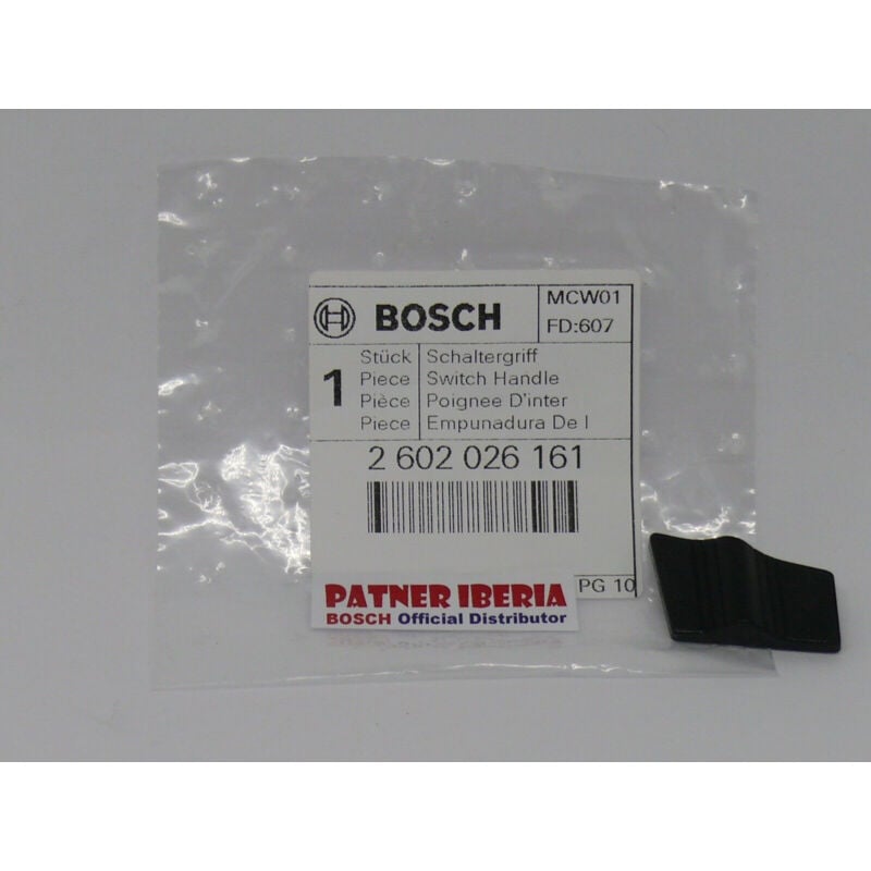 

2602026161 Switch Handle: Genuine BOSCH spare-part