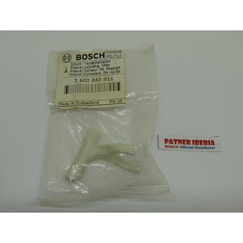 

2602033011 Adjusting Slide: Genuine BOSCH spare-part